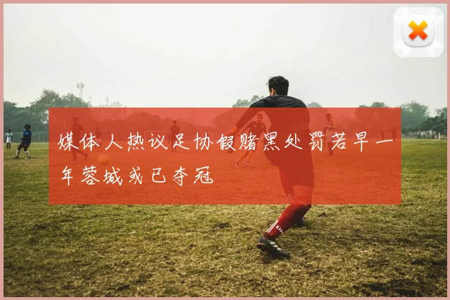 媒体人热议足协假赌黑处罚若早一年蓉城或已夺冠